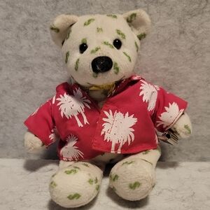 Lucky Bears Collection Lottery Ticket Plush Dollar Signs Money Hawaiian Shirt